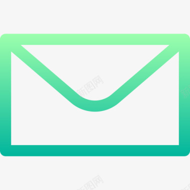 线性邮件通信和媒体36线性颜色图标