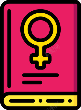 规划书书妇女节56线性颜色图标