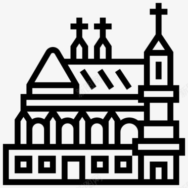 米德尔堡建筑大教堂图标