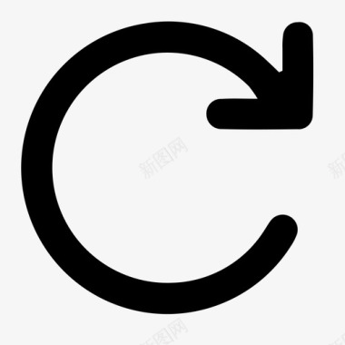 纯净蓝色刷新蓝色01图标