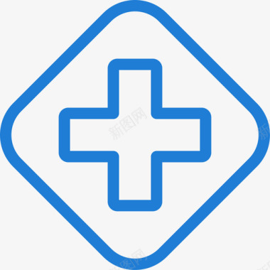 健身线性图标Hospitalization图标