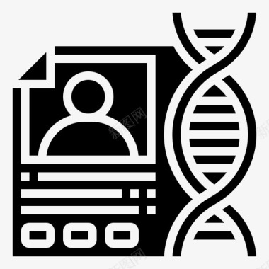 视力测试遗传学生物化学dna图标