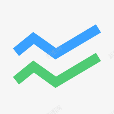 矢量折线图4折线图图标
