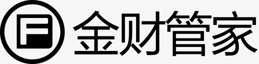 橙色搭配金财管家logo橙色图标