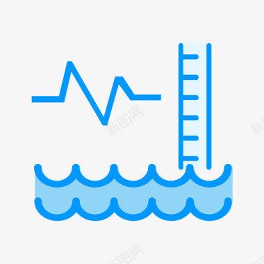 声波超声波水位图标