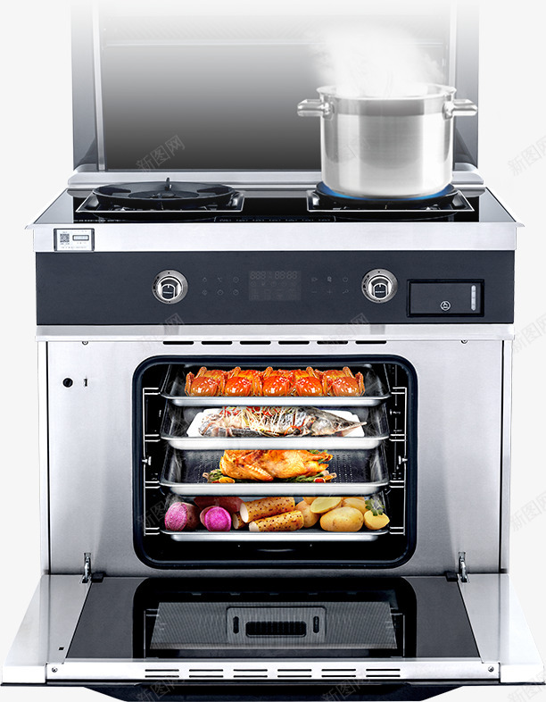 ZK1蒸爱烤验集成灶整体蒸烤一体机侧吸下排家用集成png免抠素材_88icon https://88icon.com 集成 蒸爱 烤验 整体 蒸烤 一体机 侧吸下 家用