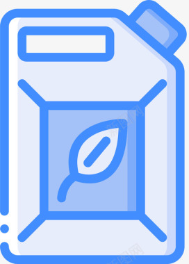 纯净蓝色生物燃料气候变化72蓝色图标