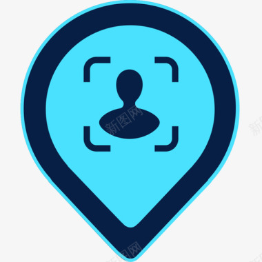 人像人像卡口高亮图标