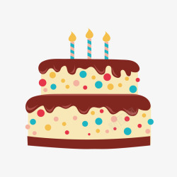 生日快乐艺术字中英文生日礼物帽子蛋糕PSD设计素材