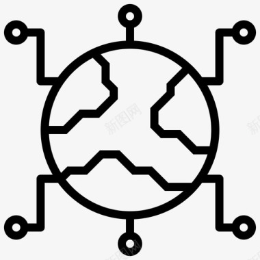 全球地球星球图标