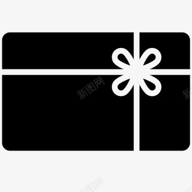 礼品卡礼品券礼品图标