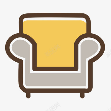 简约家具详情页家具图标