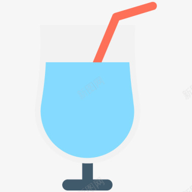 杯面扁平化彩色UI网页面小图标svg模板设计ai矢量标图标