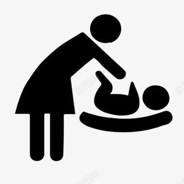 母婴标志母婴室图标