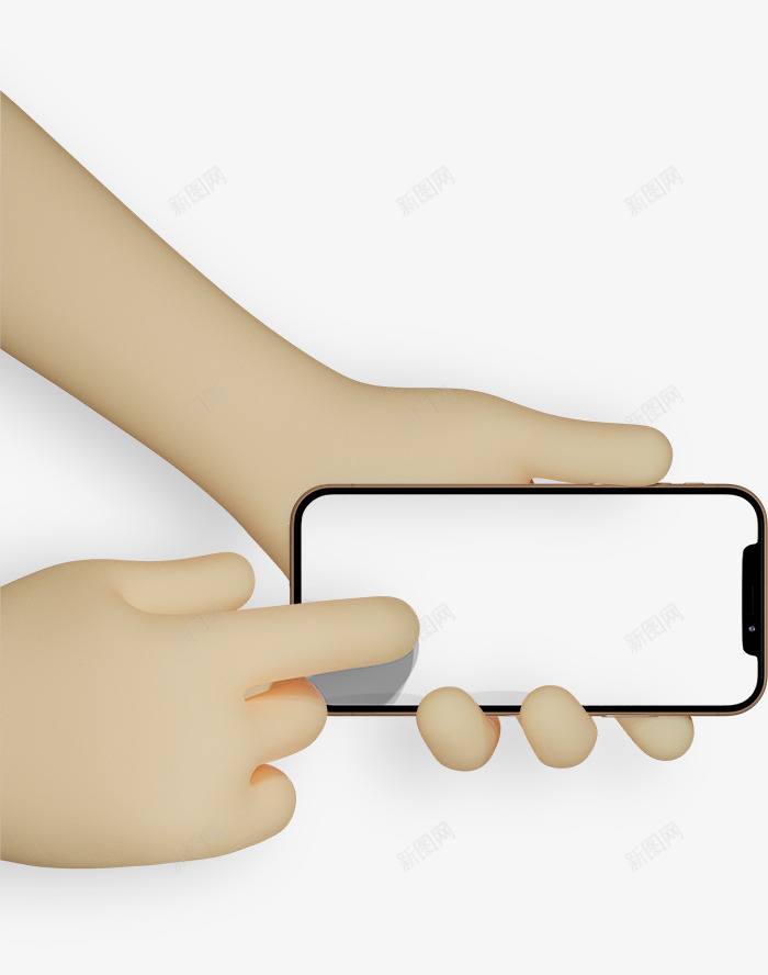 卡通3D立体手持手机UI贴图设计提案样机模板png免抠素材_88icon https://88icon.com 卡通 手持 手机 手机正反面 手机贴 提案 样机 模板 立体 设计 贴图