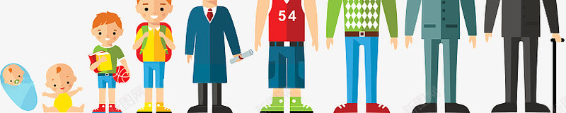 人物成长图png免抠素材_88icon https://88icon.com 人物 成长