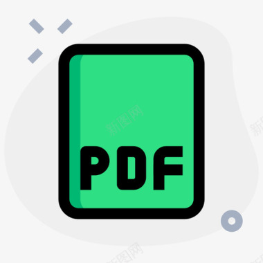 卖完图标Pdf办公文件3圆形图标