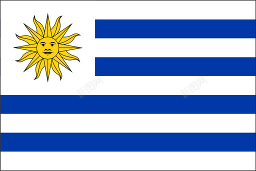 矢量uruguay乌拉圭图标