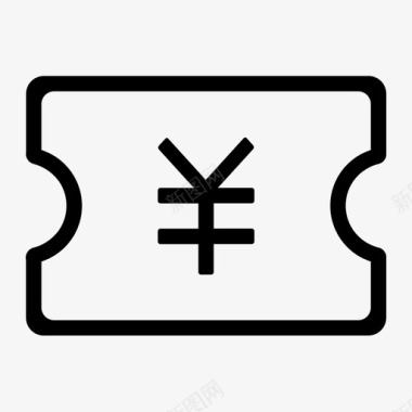 4折优惠优惠券图标