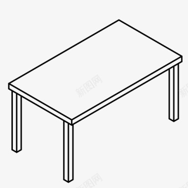 等距建筑书桌建筑等距图标