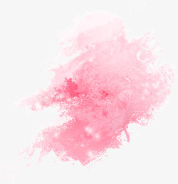 抽象粉色泼墨风格PSD素材