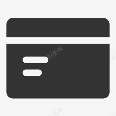 银行卡支付账单付款金钱储存卡图标