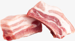 猪肉排骨嵴骨后腿肉五花肉素材