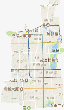 西城区地形地图西城区谷歌地形地图素材