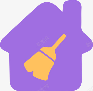 家政紫黄图标