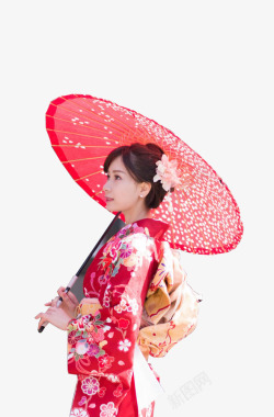 日本和服少女素材