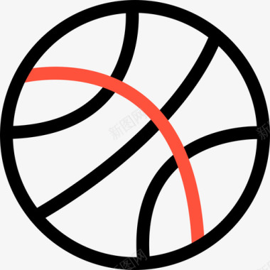 篮球篮球馆图标
