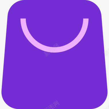 背景图紫粉商城图标