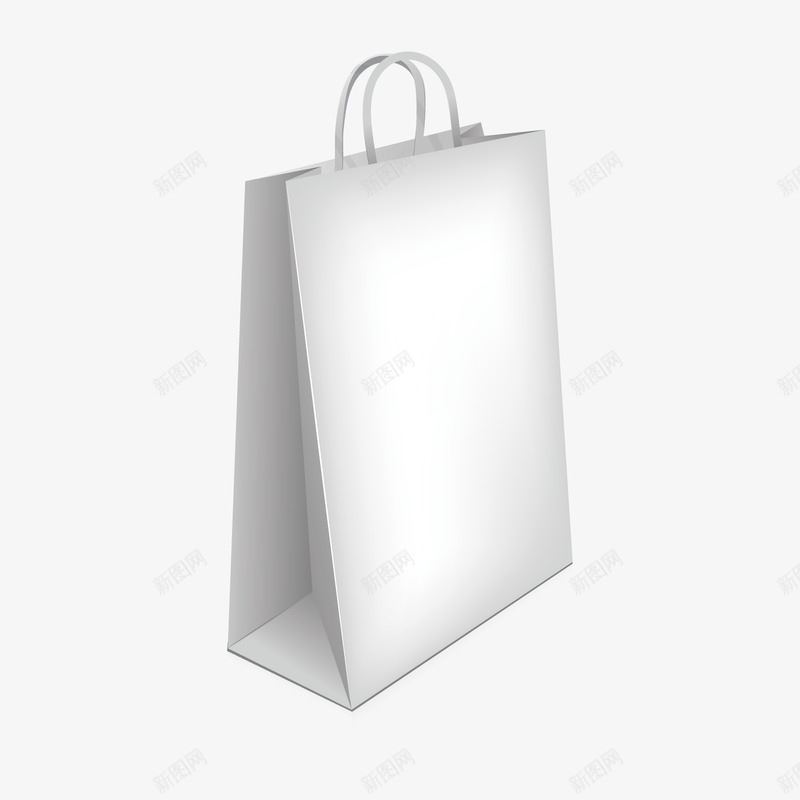 白色手提袋效果图png免抠素材_88icon https://88icon.com 白色 手提便利袋 效果图 贴图