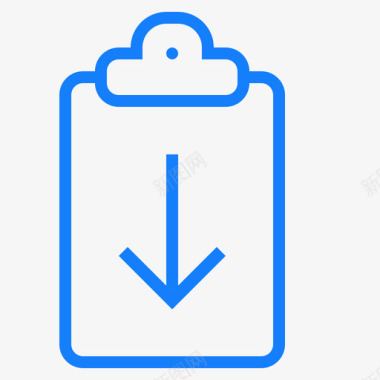 蝴蝶简约icon36clipboarddownload图标