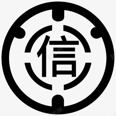 小心井盖通信井盖图标