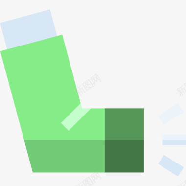 调度器吸入器过敏42扁平图标