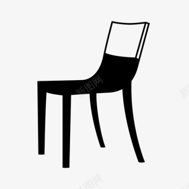 椅子椅子室内设计现代椅子图标