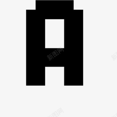 a像素字母表7x高图标