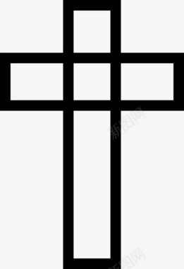 基督教十字架宗教信仰图标
