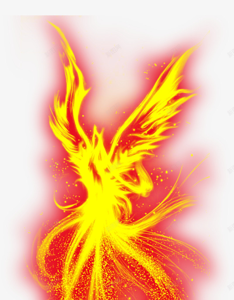 火凤凰png免抠素材_88icon https://88icon.com 火凤凰