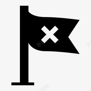 标注清除扯旗标注图标