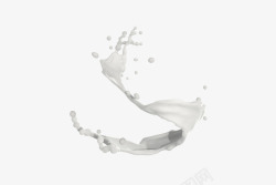 牛奶飞溅液体免扣素材