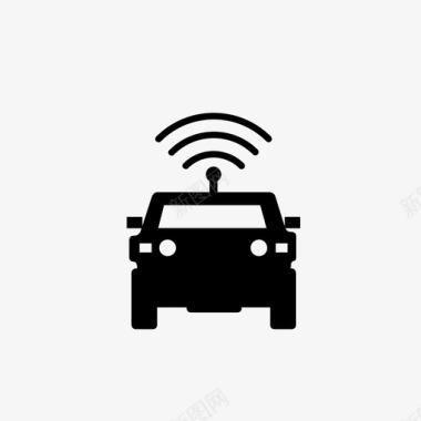 自主安全运输汽车传感器数据传感器自动驾驶图标