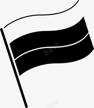 诗歌代表立陶宛国旗符号代表图标