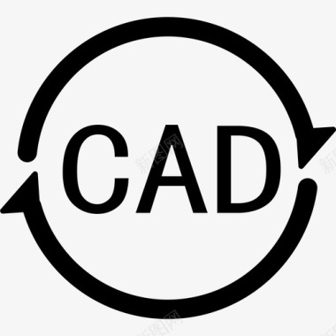 cad十字路口cad转换格式图标