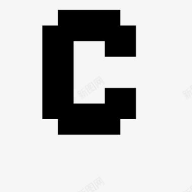 火鸡字母cXHBet6像素字母图标