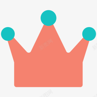 矢量公主素材皇冠国王权力图标