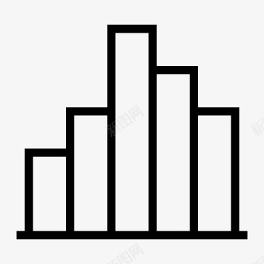 智能手机与信息图表条形图信息图报告图标