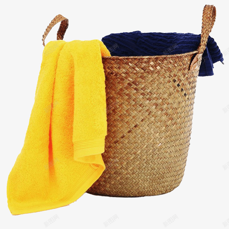 田园草编洗衣篮收纳篮png免抠素材_88icon https://88icon.com 田园 草编 洗衣 收纳