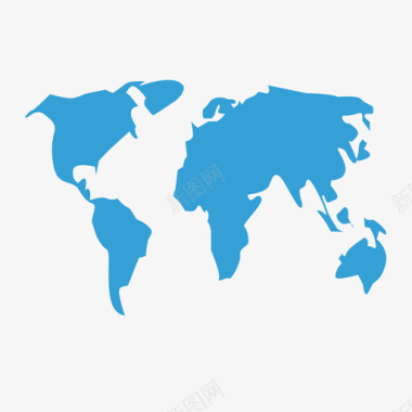 地图景区标志世界地图图标